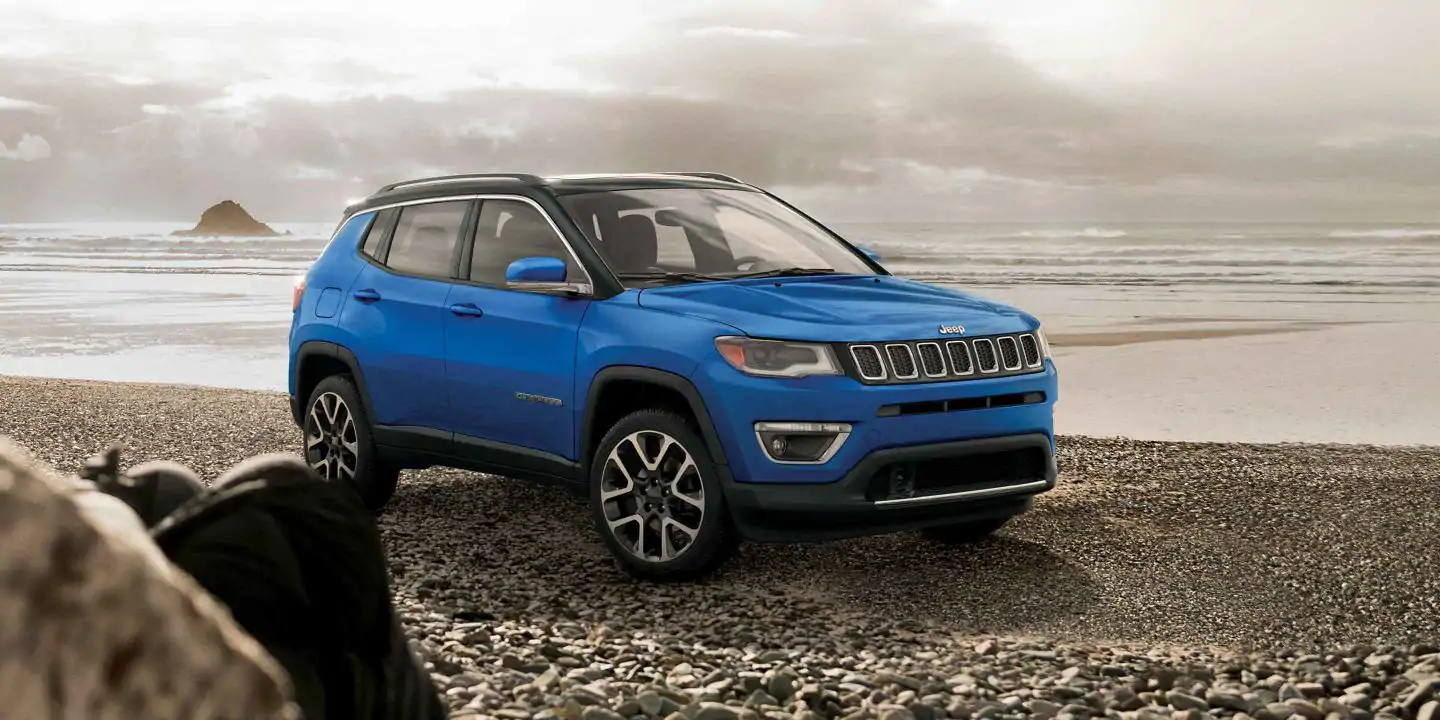 2019 Jeep Compass Limited Front Blue Exterior